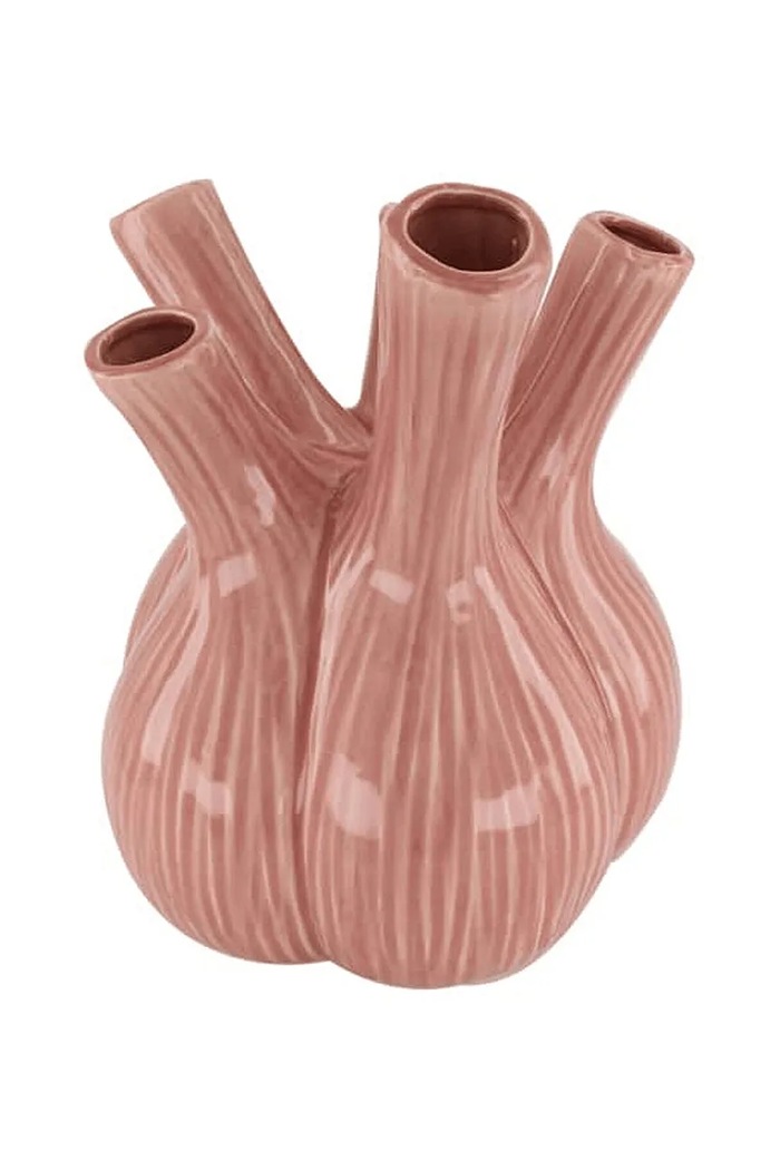 Dekoratívna váza home & lifestyle 26 x 26 x 35 cm ružová 56321.086