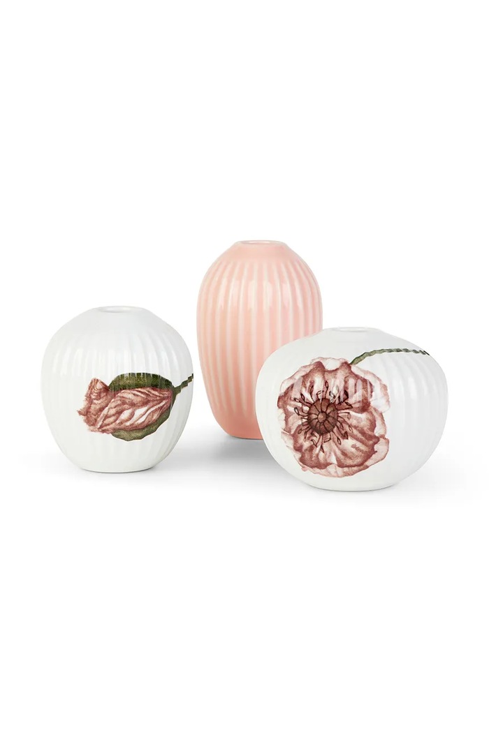 Διακοσμητικό βάζο Kähler Vase miniature 3-pack λευκό 693015