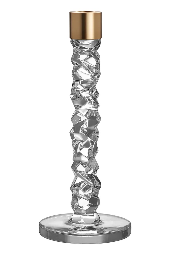 Декоративен свещник Orrefors Carat 24,2 cm (2 броя) прозрачен 6590166