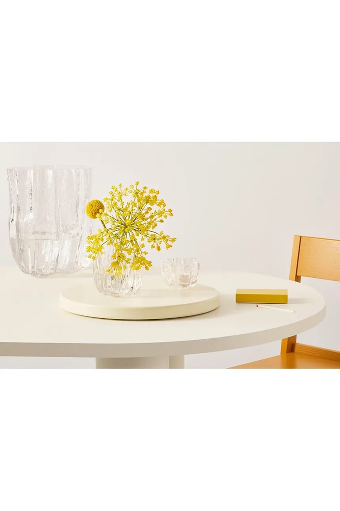 Living și dormitor Kosta Boda sfeșnic decorativ Crackle 5,8 cm 7062424 transparent