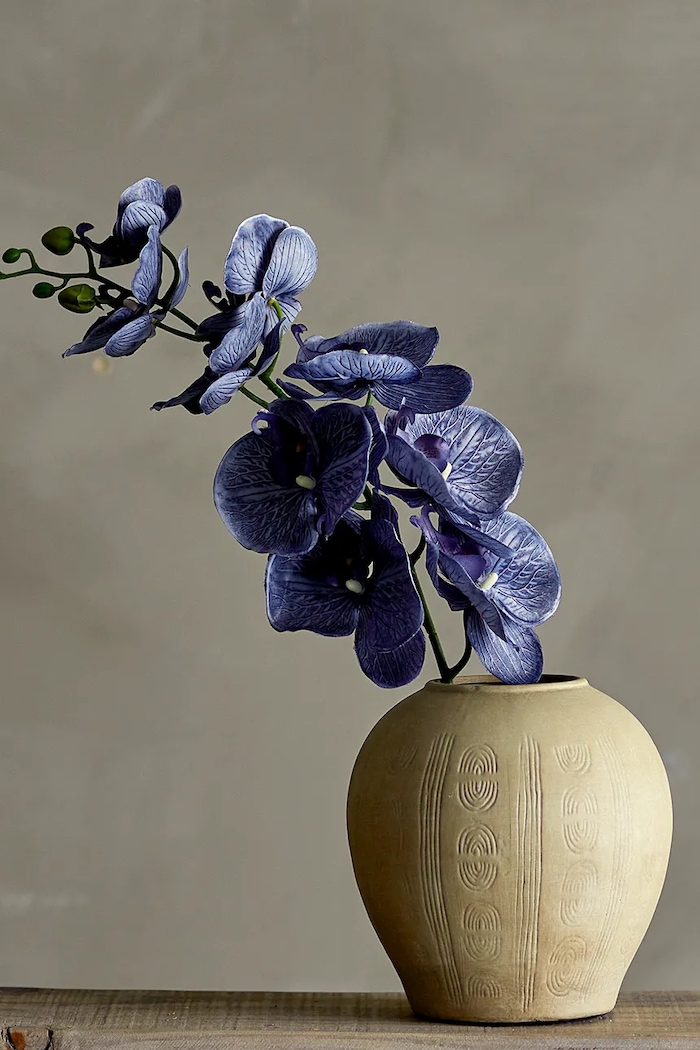 Σαλόνι και υπνοδωμάτιο Ψεύτικα λουλούδια Bloomingville Orchid Stem 105 cm 82061538 μωβ
