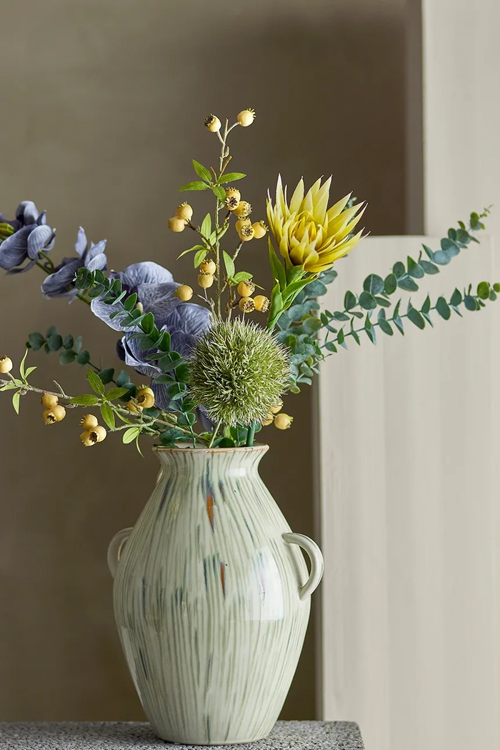 Ψεύτικα λουλούδια Bloomingville Orchid Stem 105 cm μωβ 82061538