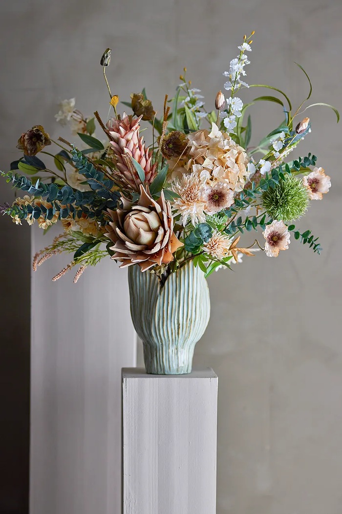 Bloomingville planta artificiala Palmflower Stem 73 cm 82061469 multicolor