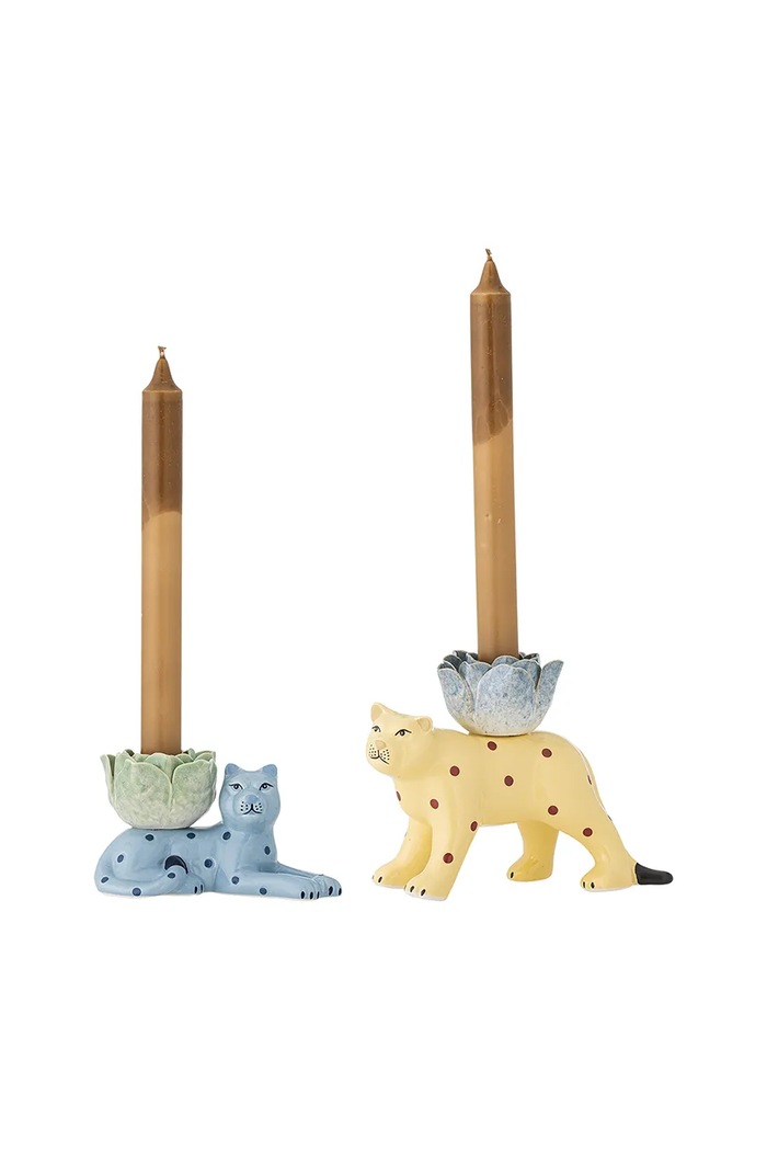 Dekoračný svietnik Bloomingville Rory 18 / 14 cm 2-pak 82062927 viacfarebná AA00