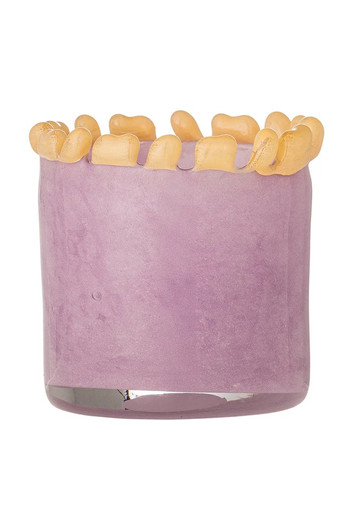 Bloomingville pojemnik dekoracyjny Edger Votive 8,5 x 11 cm różowy 82072626