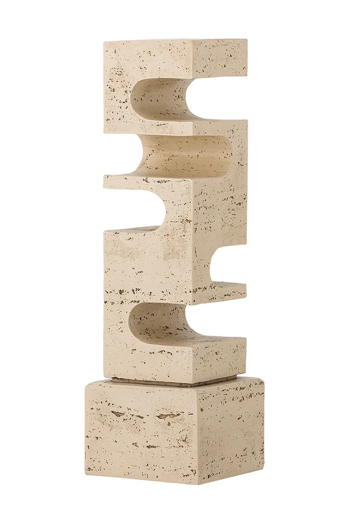 Dekorativní figurka Bloomingville Hallam Deco 10 x 34 x 10 cm béžová 82072632