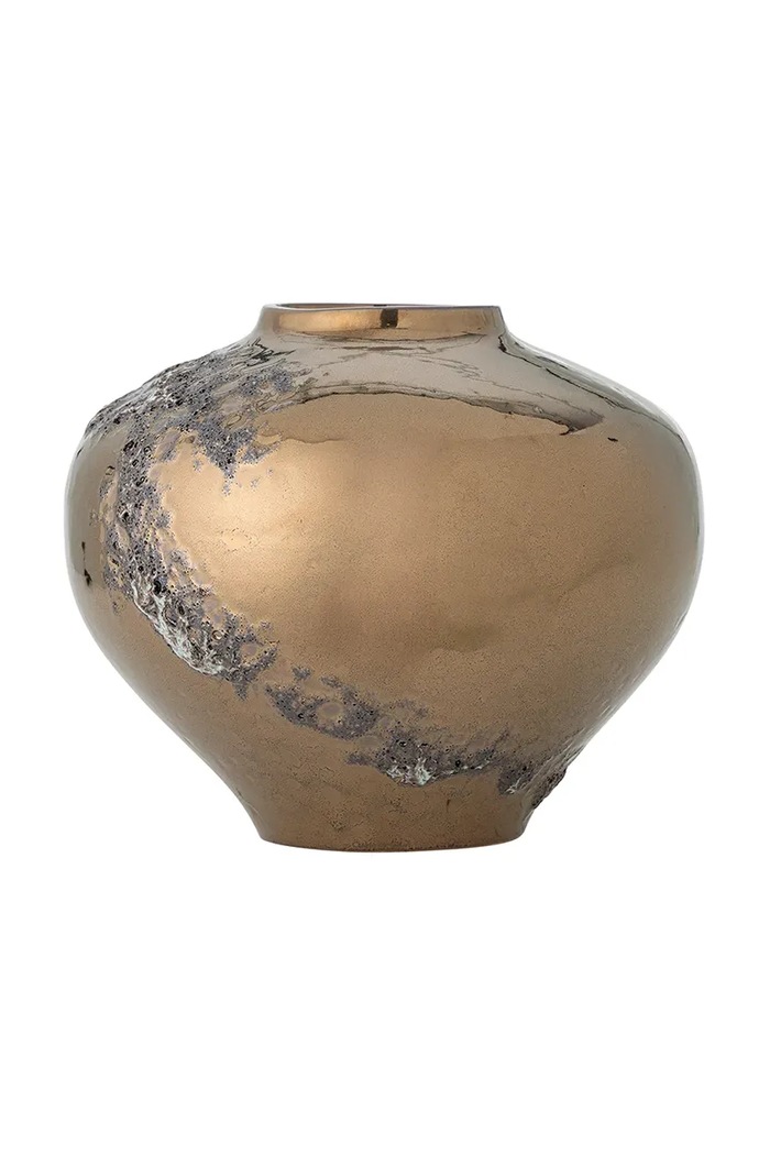 Διακοσμητικό βάζο Bloomingville Ellison 26 x 21 cm καφέ 82072463