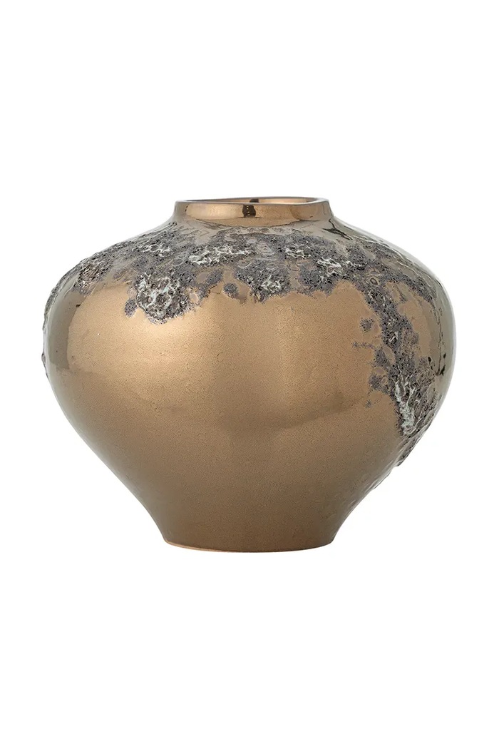 Διακοσμητικό βάζο Bloomingville Ellison 26 x 21 cm 82072463 καφέ AA00