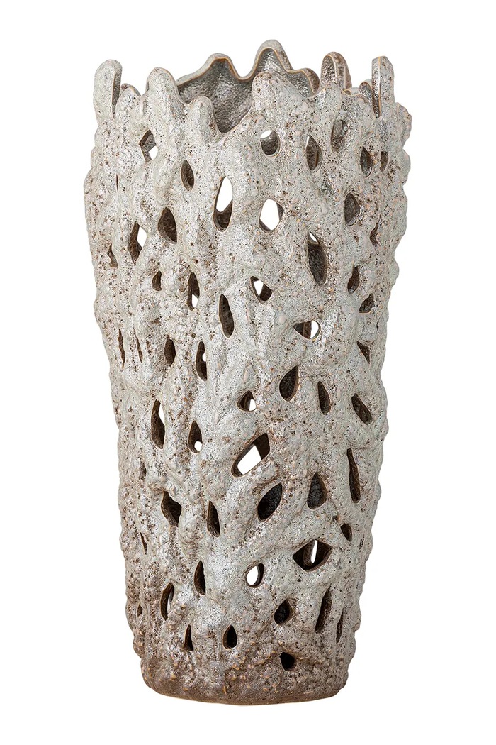 Dekoratívna váza Bloomingville Eunice 22,5 x 37 cm 82072439 béžová AA00