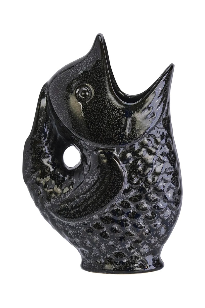 Dekoratívna váza Madam Stoltz 23,5 cm čierna HY16477.24.5