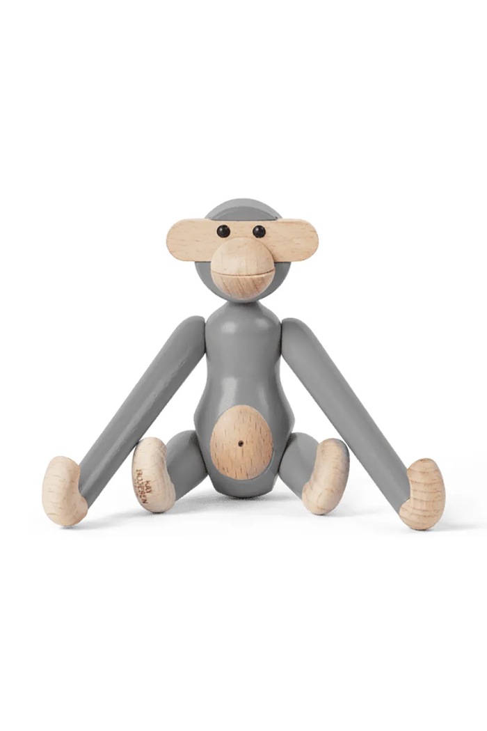 Dekorativna figura Kay Bojesen Monkey Mini 9,5 cm siva 39800