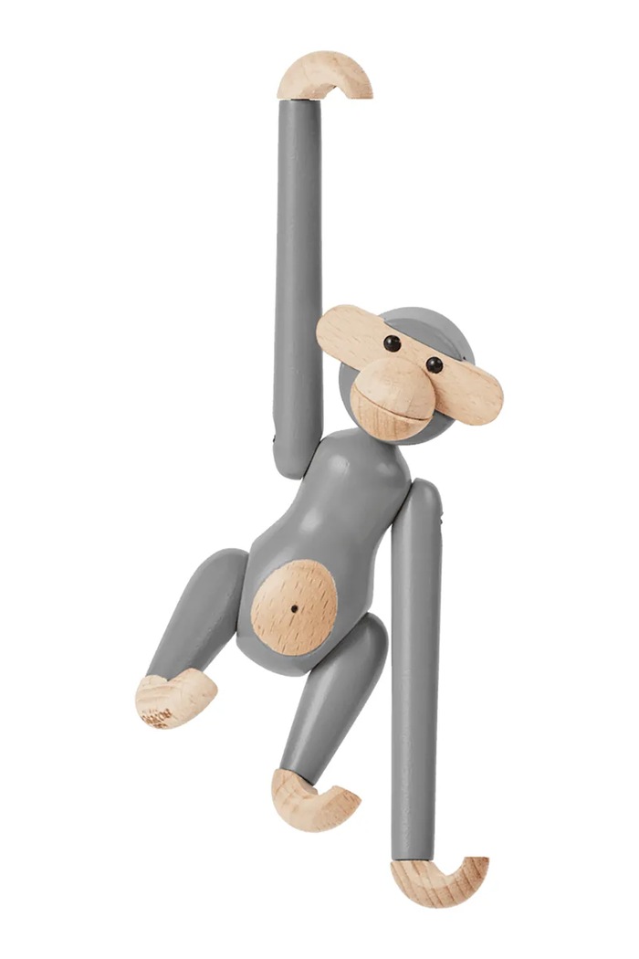 Dnevna soba in spalnica Dekorativna figura Kay Bojesen Monkey Mini 9,5 cm 39800 siva