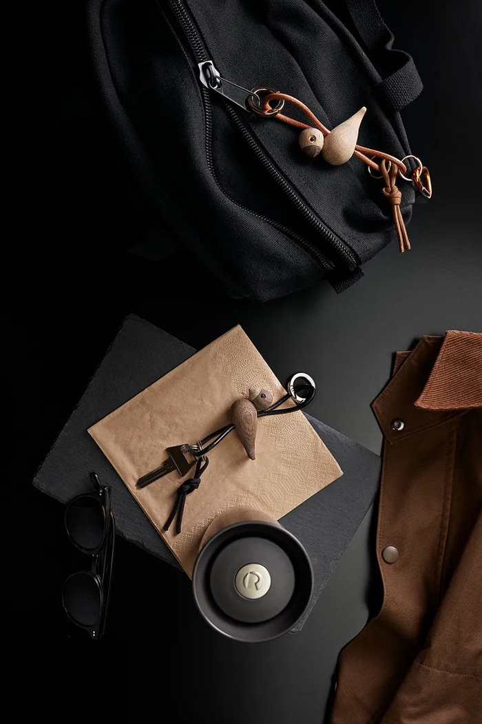 Breloc Bird Silver 6 cm Kay Bojesen multicolor 39808