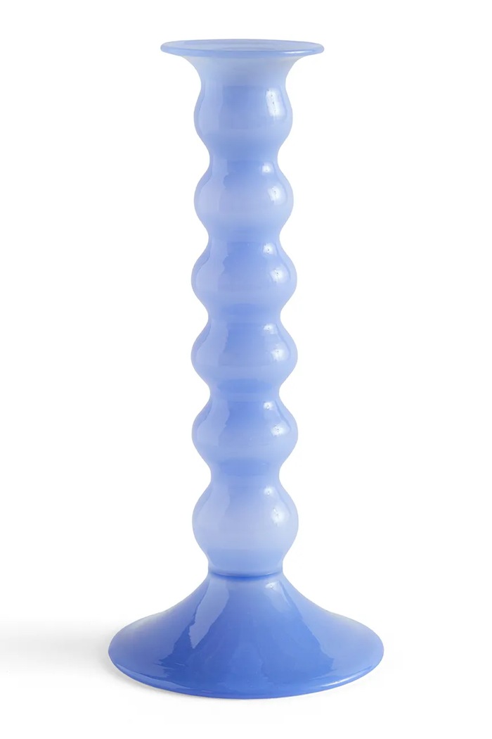 Декоративний свічник HAY Wavy 21 x 19,5 x 9,5 cm блакитний AC449.A603.AI53