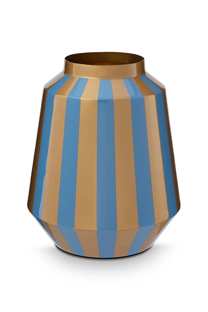 Pip Studio vază decorativă Stripes Light Blue 24 x 29 cm multicolor 51102108