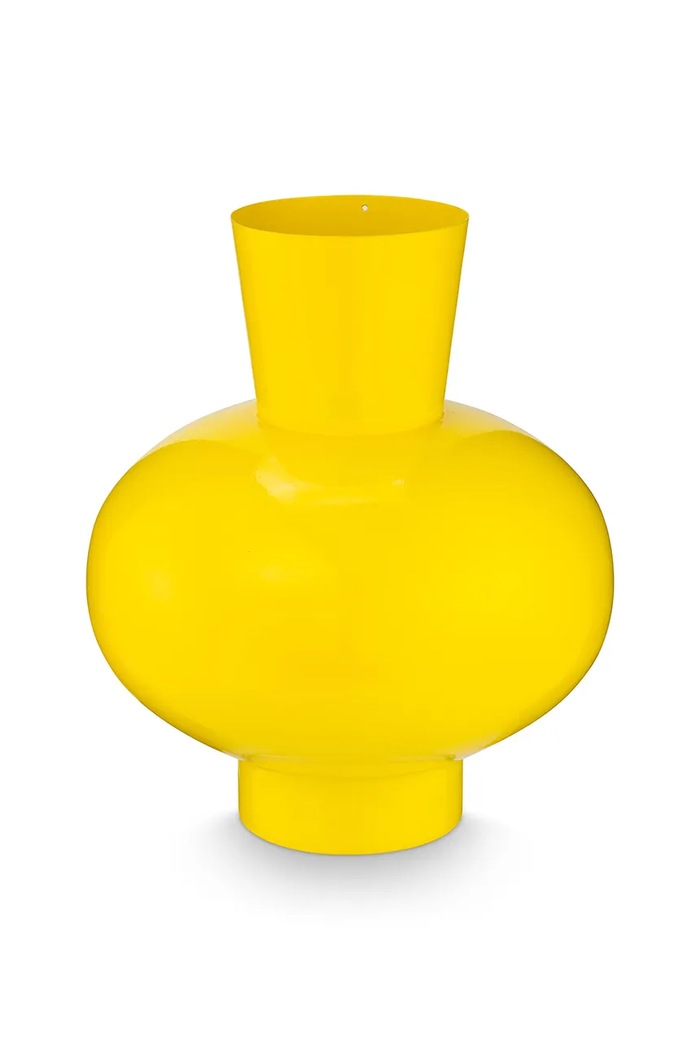 vtwonen Vază decorativă Fluo 23 x 27 cm galben 52102361