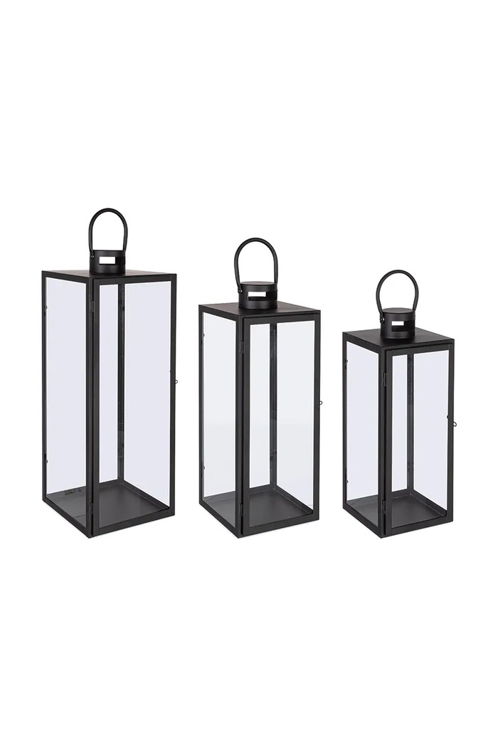Σετ φαναριών Bizzotto Lior 3-pack μαύρο 141510