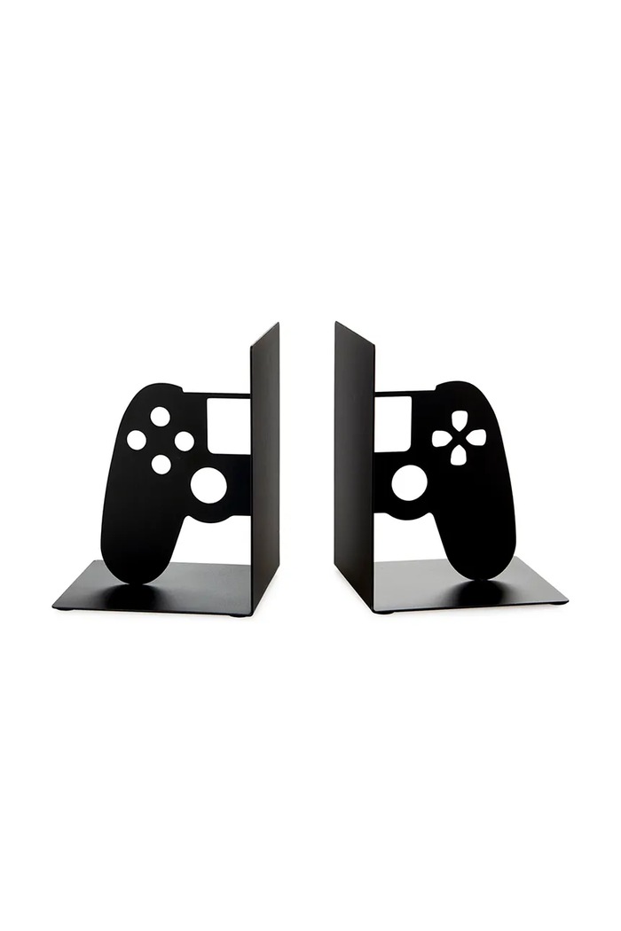 Balvi könyvtámasz Joypad 15 x 10 x 11,5 cm 2 db 27566 fekete AA00