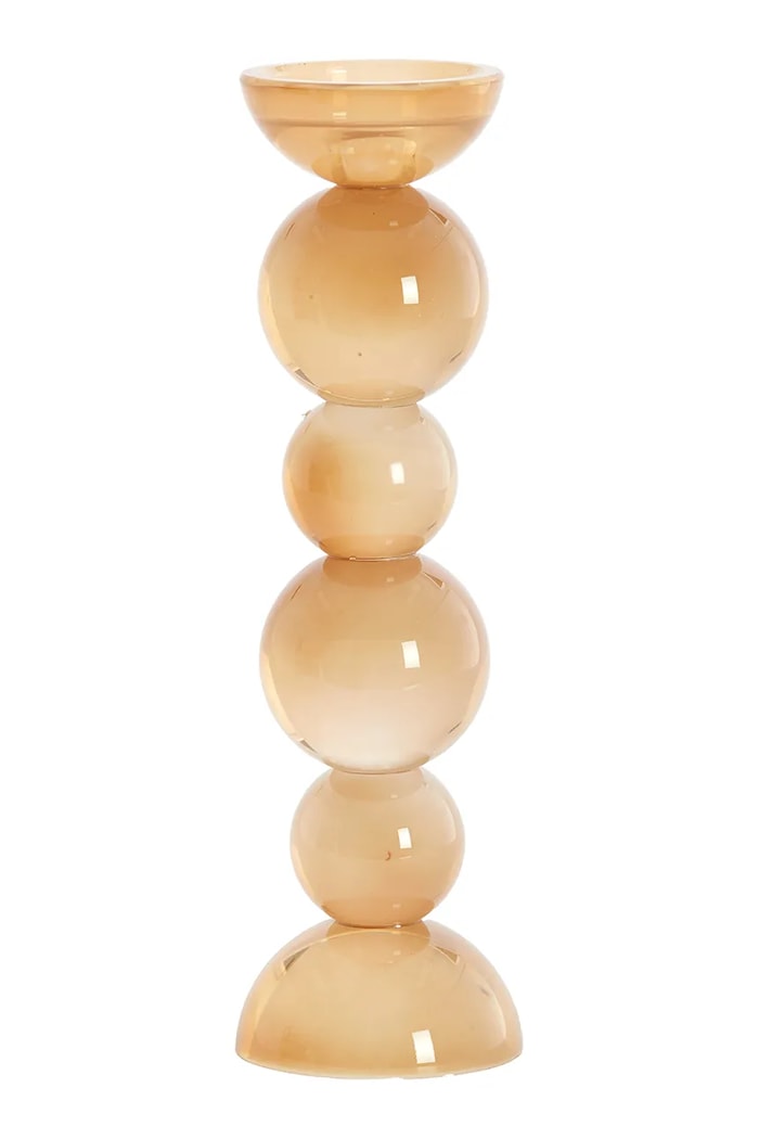 Light & Living świecznik dekoracyjny 9,5 x 34 cm pomarańczowy 6074061