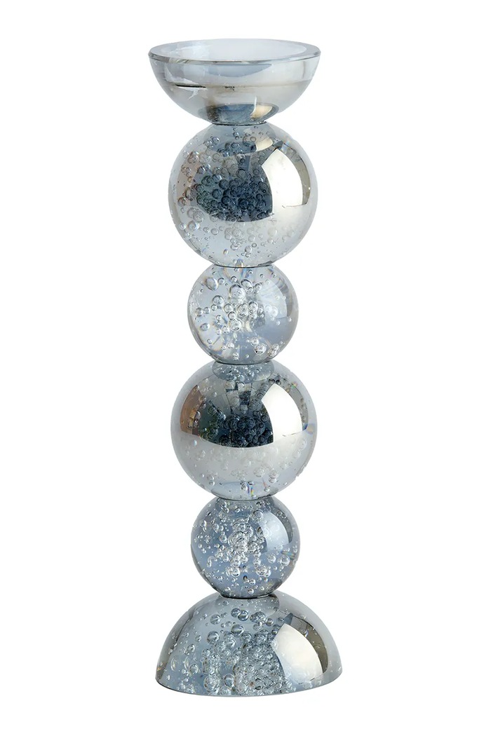 Dekoračný svietnik Light & Living 9,5 x 34 cm modrá 6074064