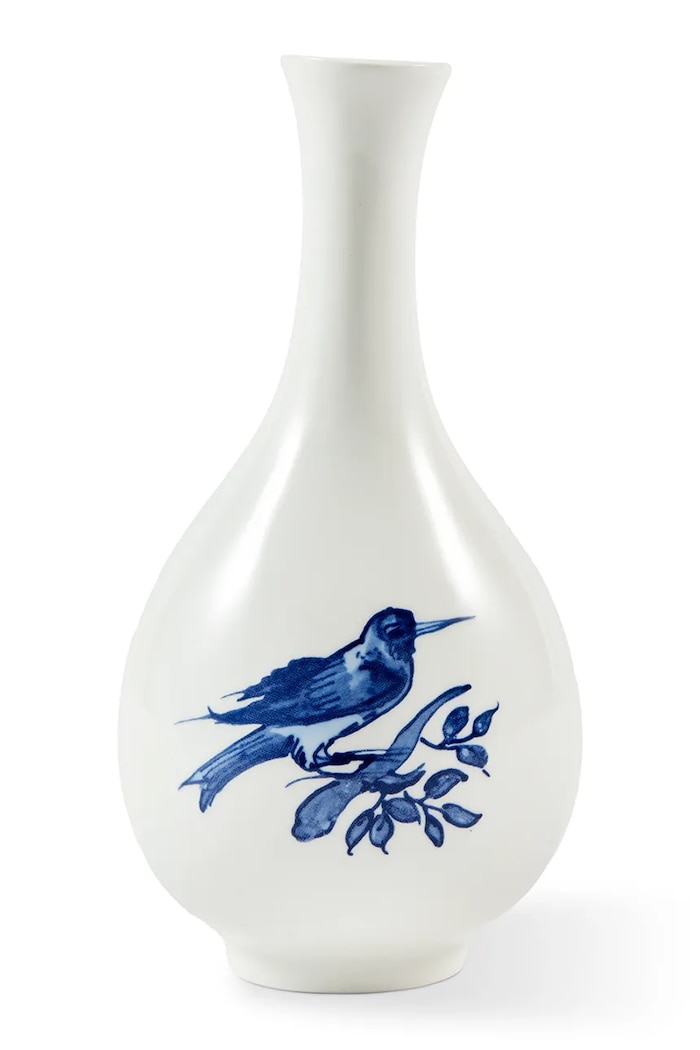 Декоративна ваза Pols Potten small bird 8,7 x 17 cm бял 230.205.437