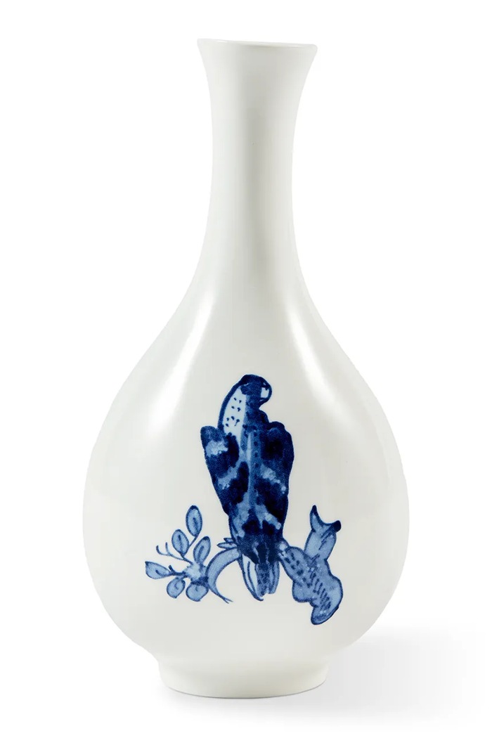 Pols Potten vază decorativă small bird 8,7 x 17 cm alb 230.205.439