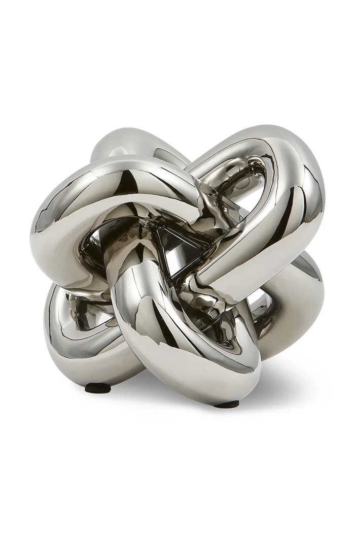 Вітальня та спальня Декоративна фігурка Pols Potten moving silver 26 x 24 x 19 cm 240.300.040 сірий
