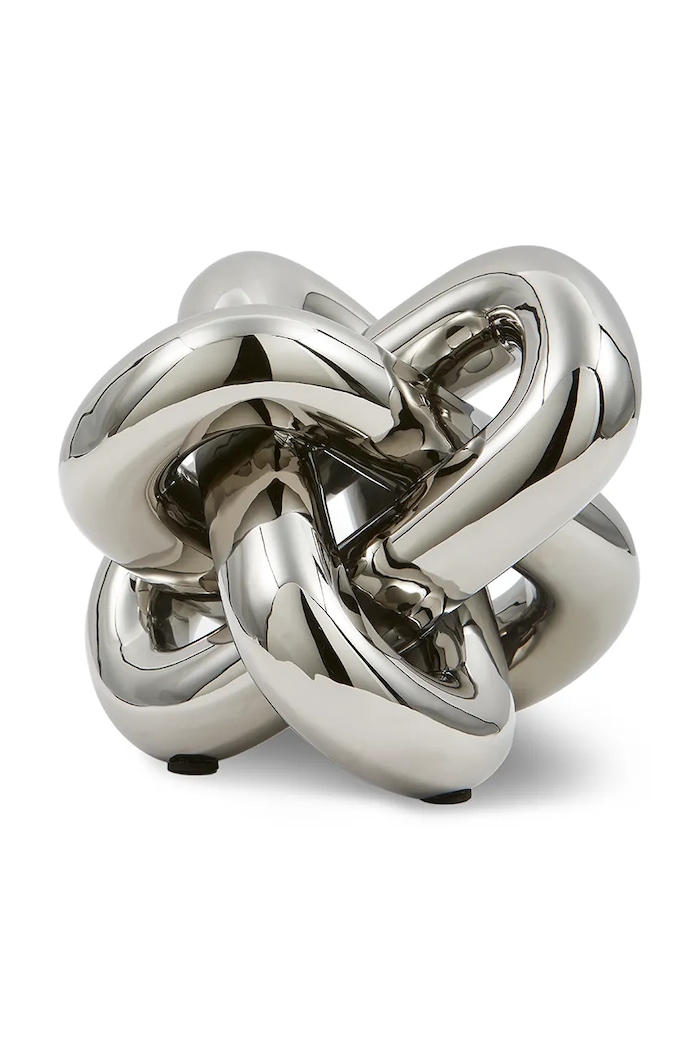 Вітальня та спальня Декоративна фігурка Pols Potten moving silver 26 x 24 x 19 cm 240.300.040 сірий