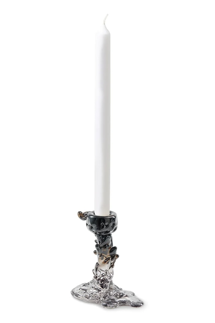 Декоративен свещник Pols Potten Drip S/14 x 8 cm 140.225.092 сив AA00