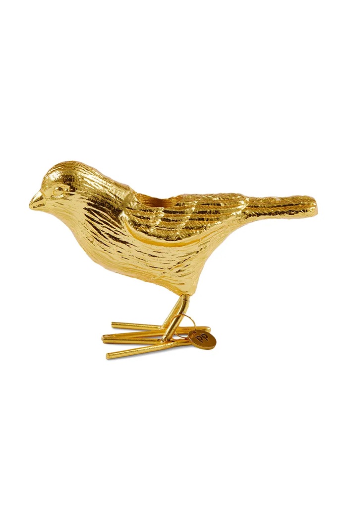 Living și dormitor Pols Potten set de sfeșnice flock of birds 12,5 x 5 x 7 cm 2-pack 390.225.190 galben