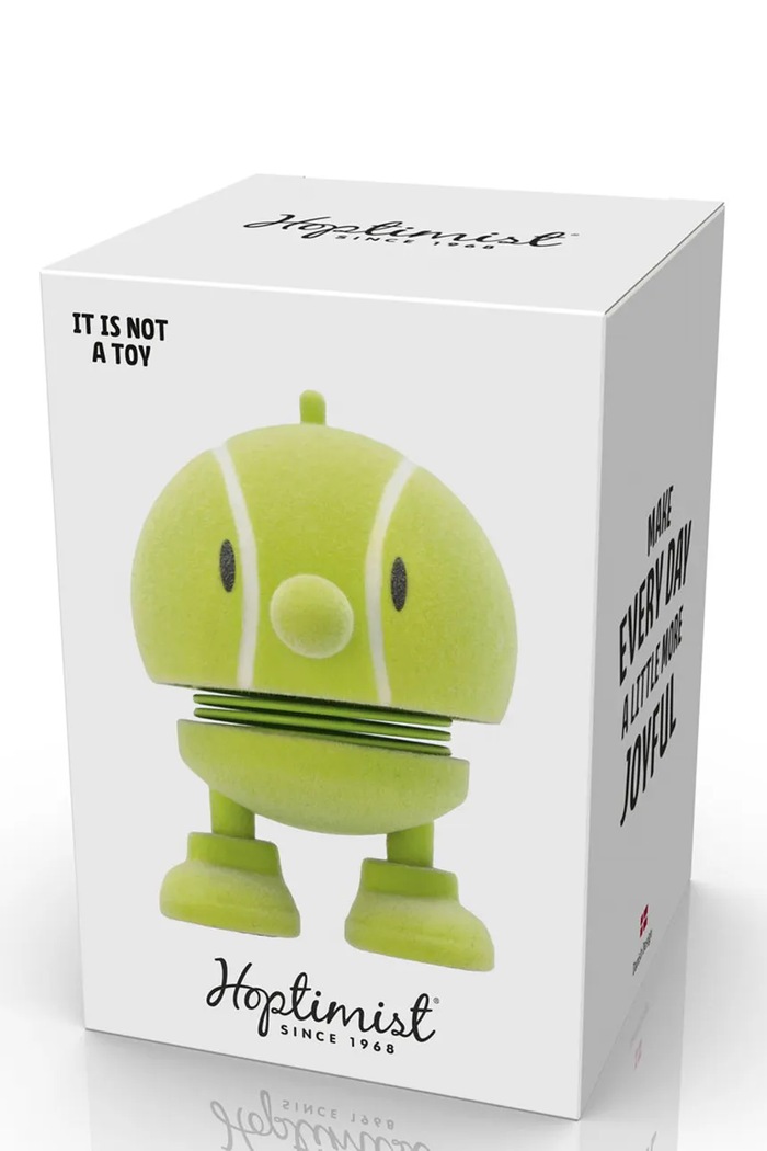 Dekoračná figúrka Hoptimist Tennis Bumble 5,9 x 7,6 cm 35668 zelená AA00