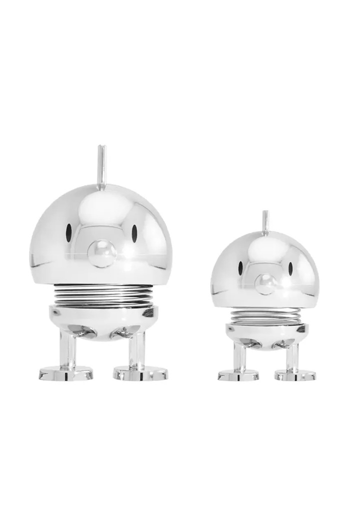 Hoptimist figurka dekoracyjna Bumble Set XS 5,8 / S 7,6 cm 2-pack szary 36533