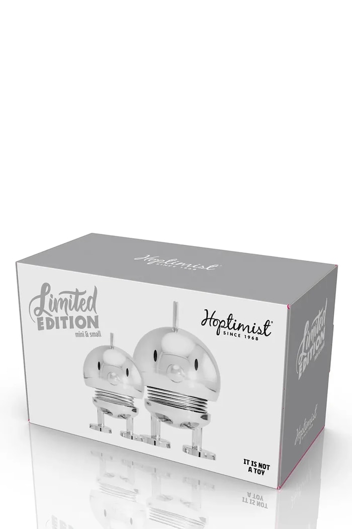 Hoptimist figurka dekoracyjna Bumble Set XS 5,8 / S 7,6 cm 2-pack 36533 szary AA00