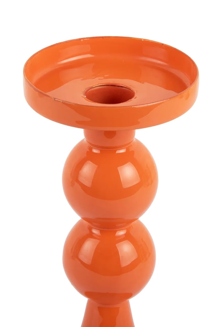 Dekoračný svietnik Present Time Funky M/19,5 cm PT4262OR oranžová AA00