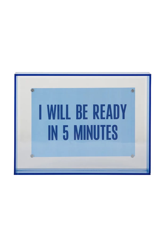 Fotorámeček Present Time Gayo M/19 x 14 cm PT4325DB modrá AA00