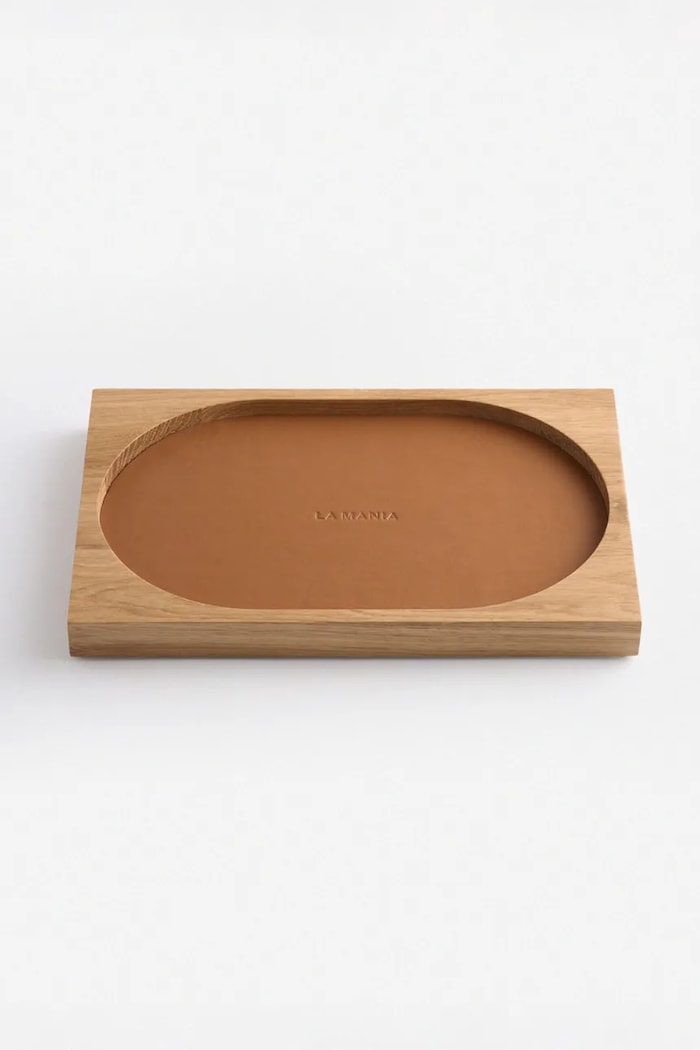 Декоративен поднос La Mania Trave 30 x 20 x 2 cm кафяв 5905549446928