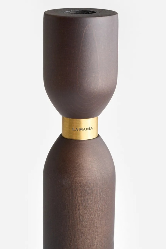 Декоративний свічник La Mania Male II 28 cm 5902037040736 коричневий AA00