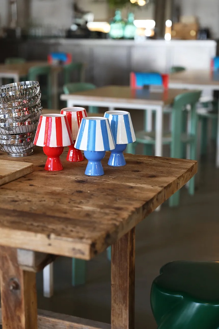 Διακοσμητικό κηροπήγιο &k amsterdam cantine blue 16 cm 1315.02. μπλε