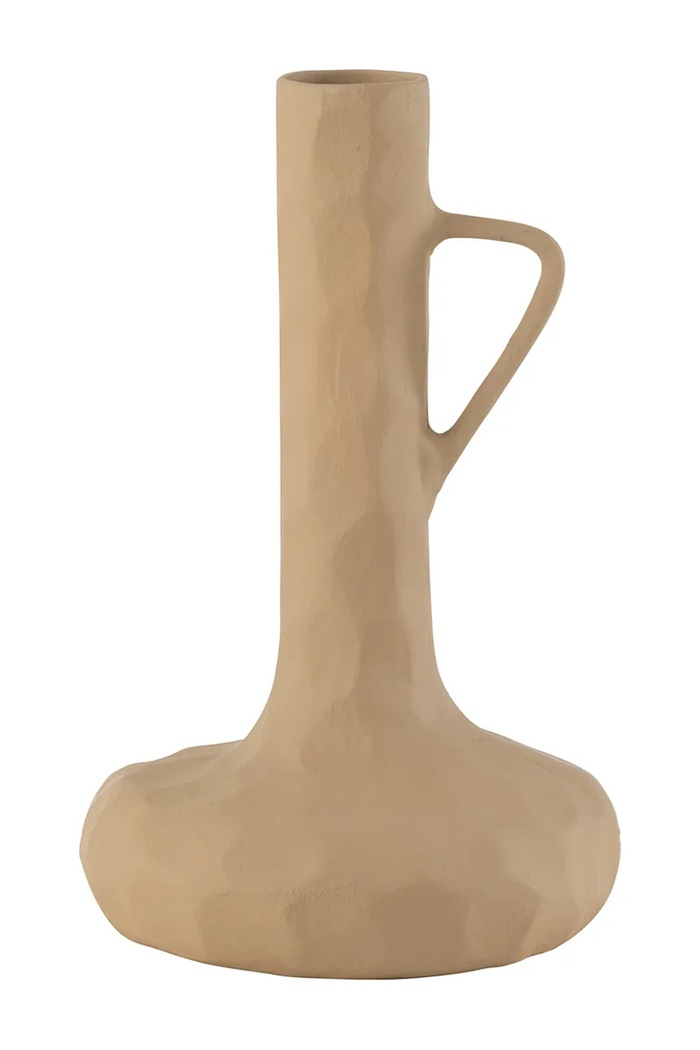 Ukrasna vaza J-Line Pun Alu 39,5 cm bež 47621