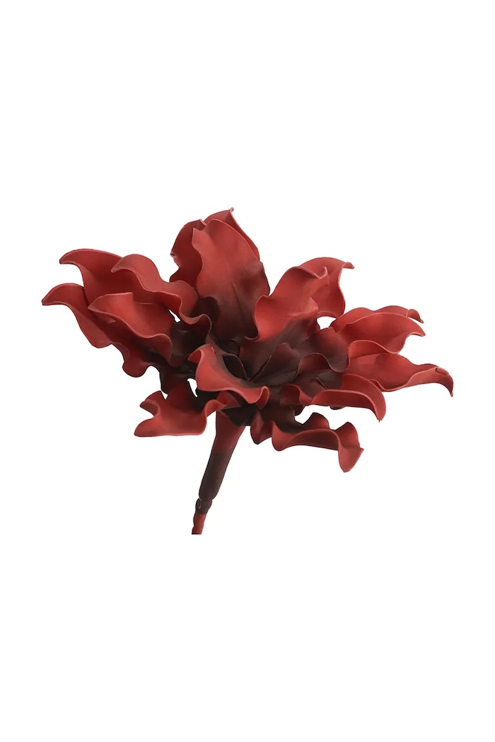 Изкуствено цвете home & lifestyle 15 x 54 x 3 cm червен 131003