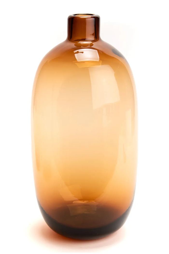 Dekoratívna váza home & lifestyle 38 cm oranžová 159590.