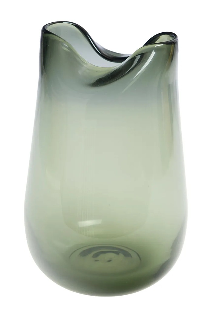 Διακοσμητικό βάζο home & lifestyle 25 cm πράσινο 168058