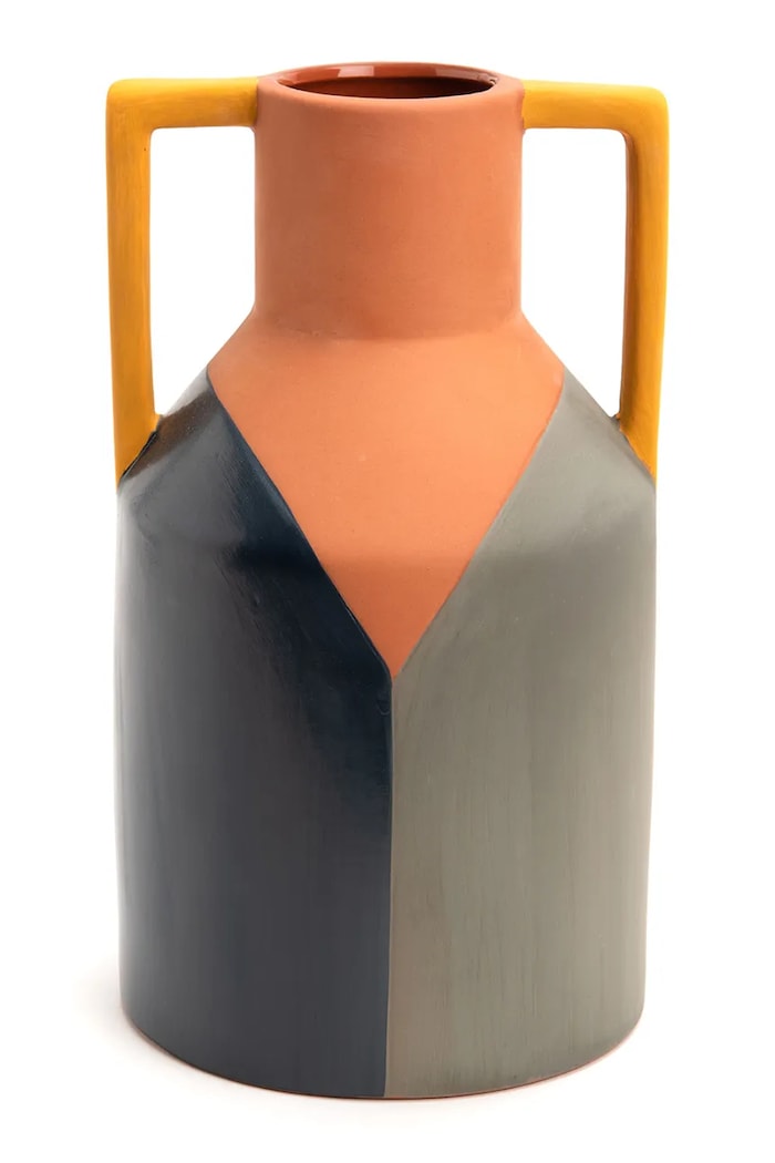 Διακοσμητικό βάζο home & lifestyle 25 cm πολύχρωμο 158752