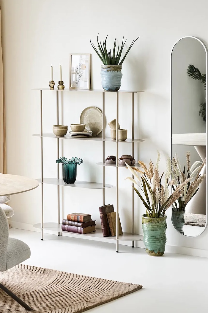Obývacia izba a spálňa Dekoratívna váza House Nordic 30 cm 4442064 tyrkysová