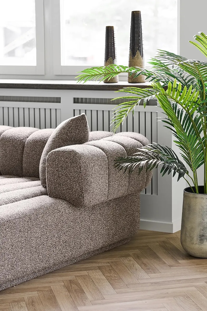 House Nordic wazon dekoracyjny 48 cm brązowy 4442065