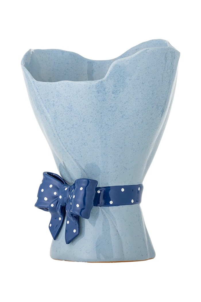Bloomingville Декоративна ваза Bloomingville Belivia 28,5 cm 82063171 блакитний AA00