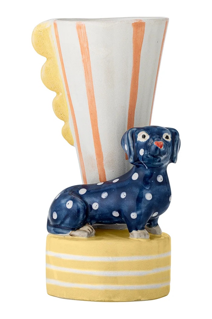 Dekoratívna váza Bloomingville Dachsy 21,5 cm viacfarebná 82063235