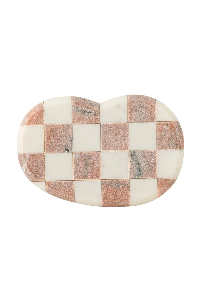 Bloomingville tavă decorativă Petrea 22 x 14,5 cm 82069367 roz AA00