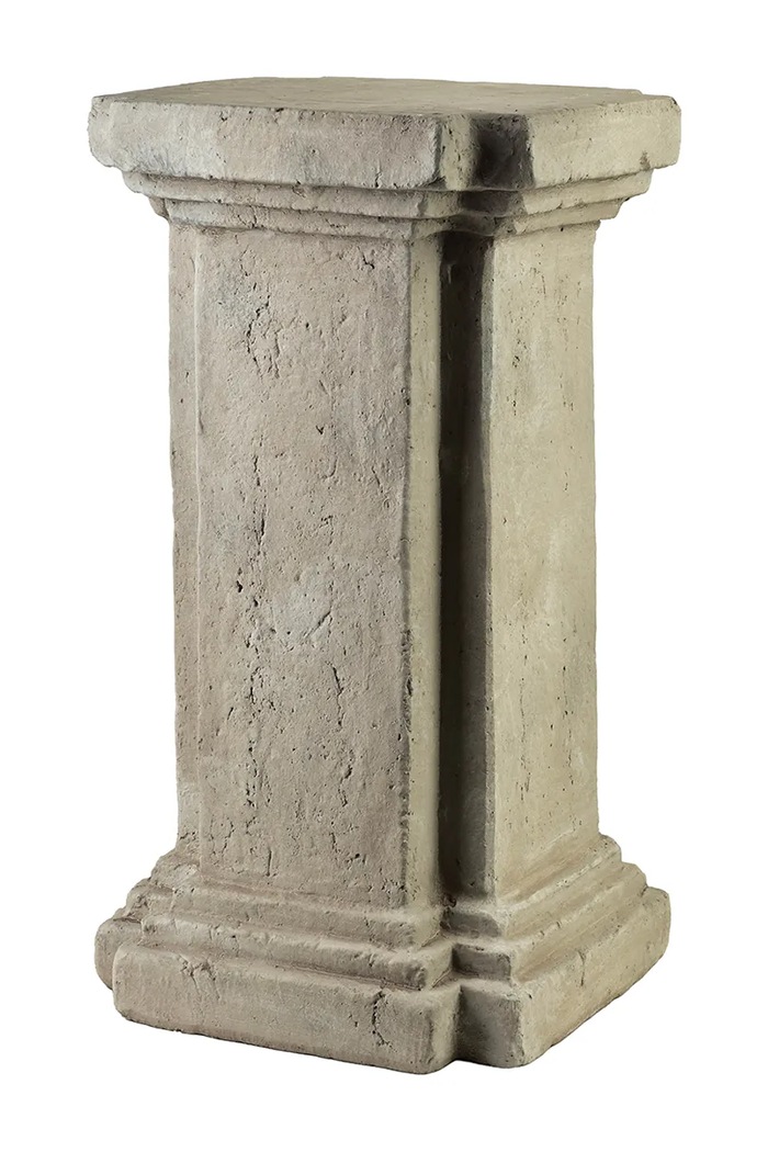 Figurka dekoracyjna 26,5 x 26,5 x 50 cm szary HTC2742