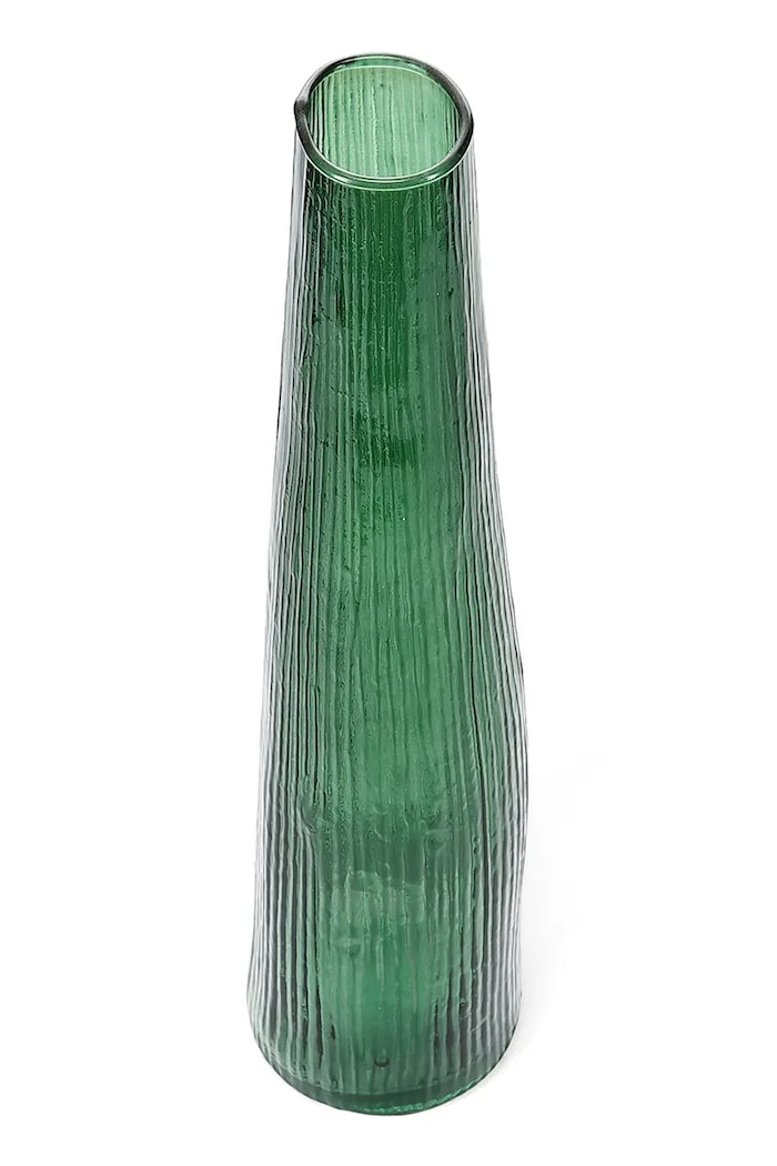 S|P Collection vaza dekorativna iz barvanega stekla 9 x 40 cm 855015 zelena AA00